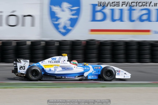 2008-04-26 Monza 1346 Formule Renault 3.5 Series - Pablo Sanchez